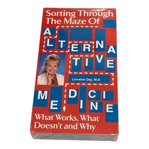 Sorting Through The Maze Of Alternative Medicine VHS Color Tape Lorraine Day MD